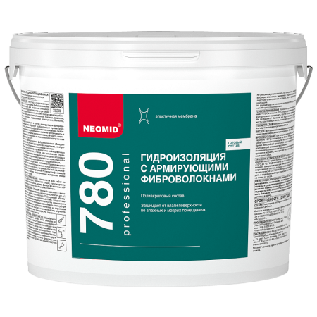 картинка Гидроизоляция с армирующими фиброволокнами NEOMID от магазина Огнекор